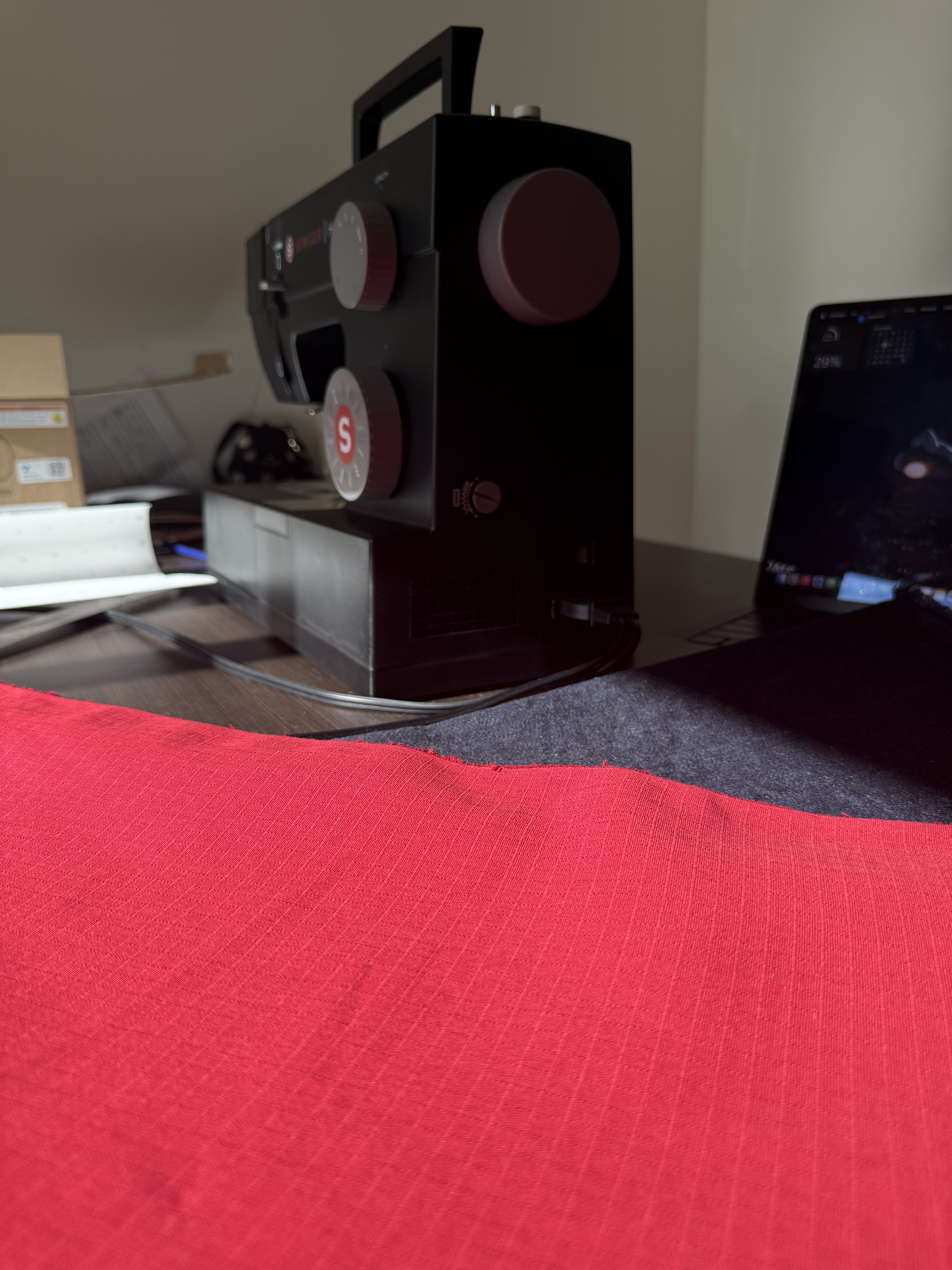 Fabric selection for handmade pieces